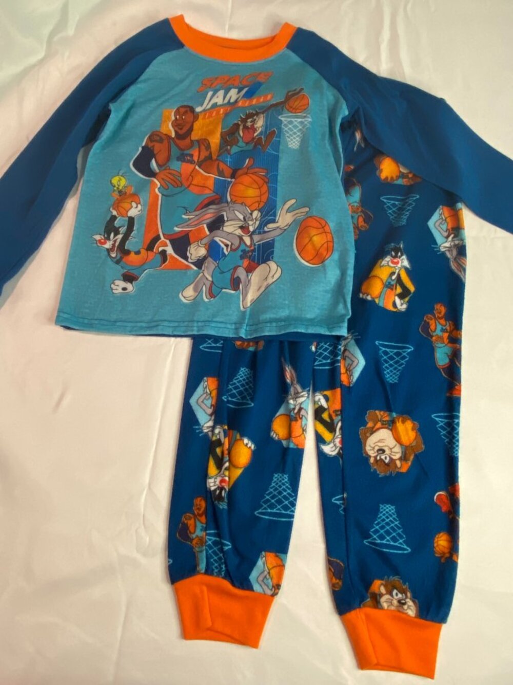 Space Jam A New Legacy 2-Piece Pajama Set Boys Size 4/5